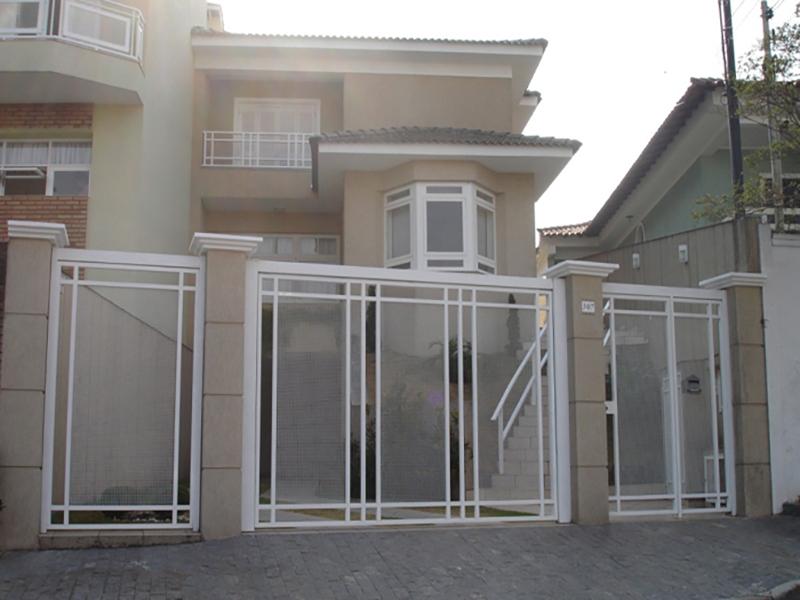 Portão em Aço Tubular com Tela